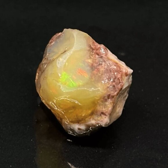 Fireball Jalisco Mexico Mining Field Opal Specimen With Bright Firey Flashes - Picture 1 of 10